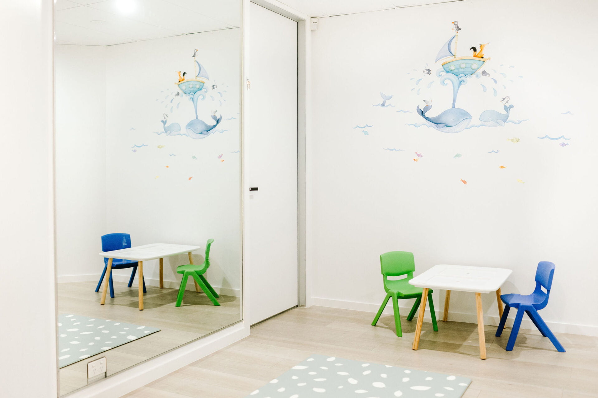 A paediatric occupational therapy room