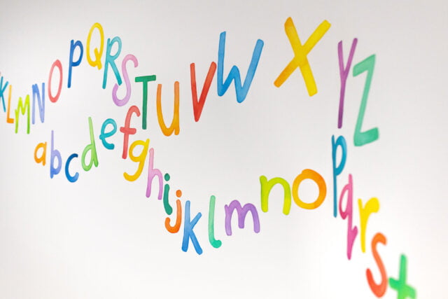 How children see letters with dyslexia