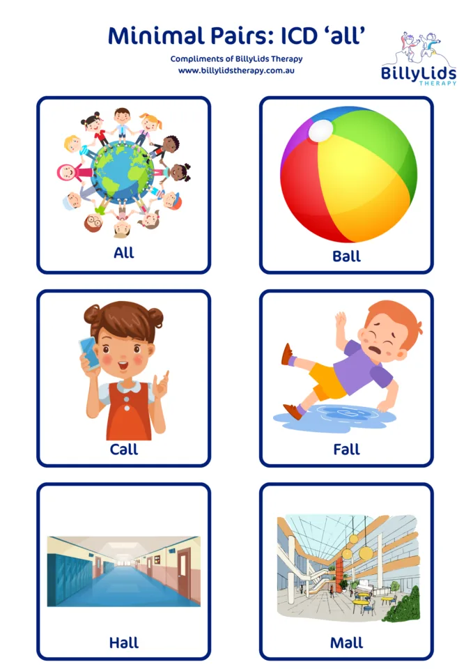 Minimal Pairs - a Parent’s Guide 43 ICD All