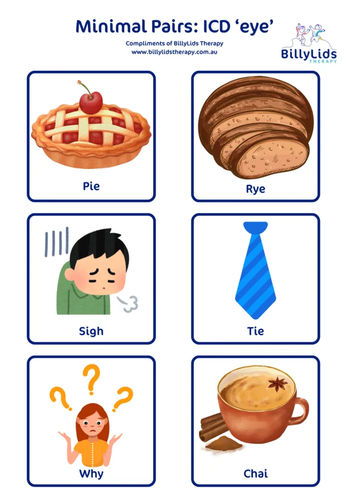 Minimal Pairs - a Parent’s Guide 42 ICD Eye 2