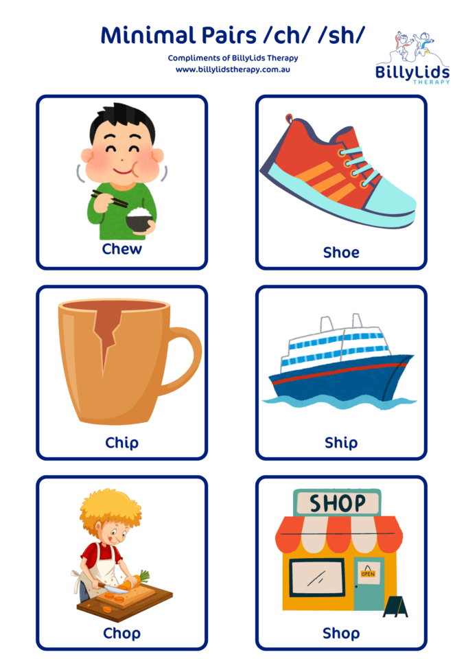 ch - sh minimal pair download