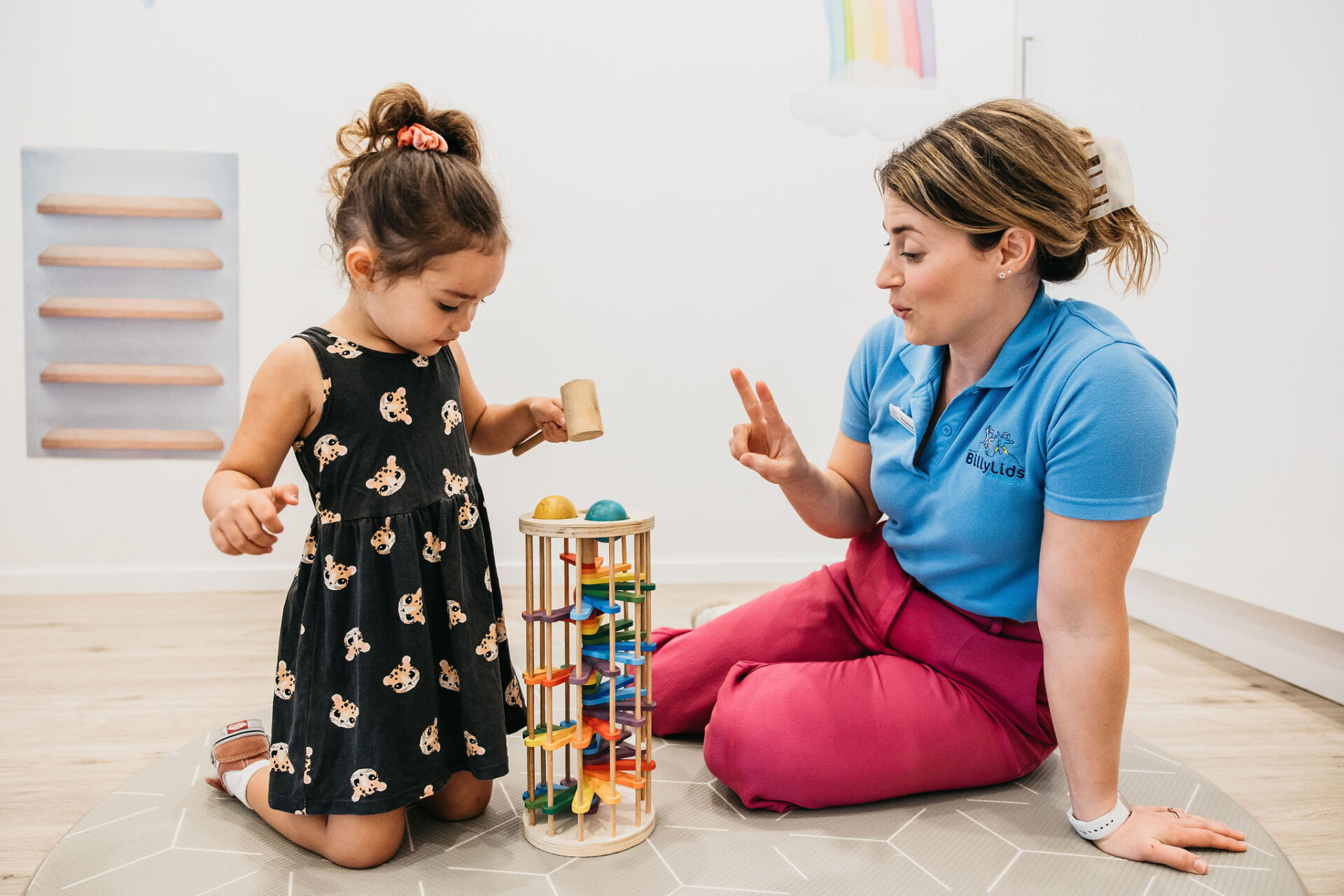 child working on emotional regulation with OT