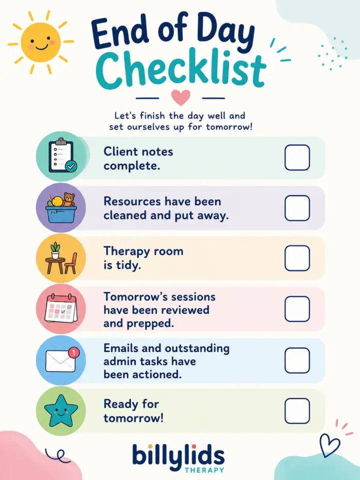 A Guide to Visual Schedules 5 end-of-day-checklist-for-children