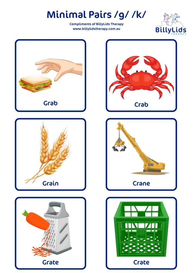 Minimal Pairs - a Parent’s Guide 35 g - k minimal pair download