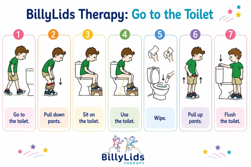 A Guide to Visual Schedules 7 toileting-visual-schedule-for-boys